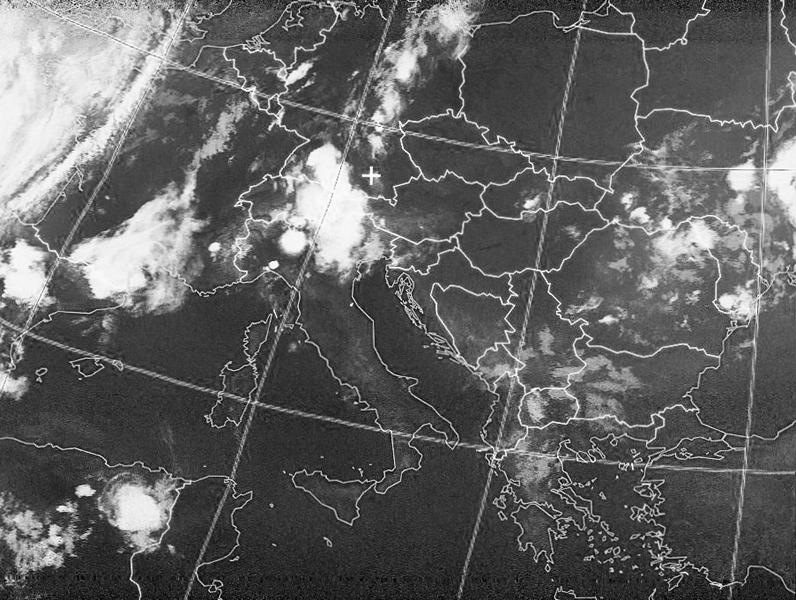 Noaa 17 Bild vor kurzen von mir Aufgezeichnet
